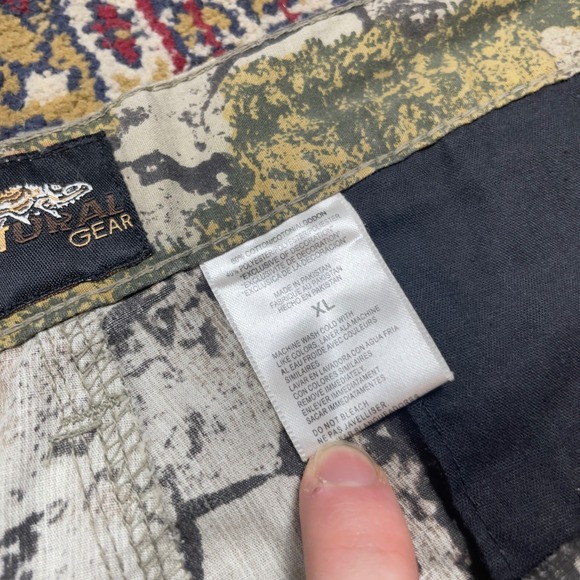 VTG 00s Natural Gear Camo Pants XL Outdoor Hunting Fishing Tree Bark Pattern - Picture 5 of 7